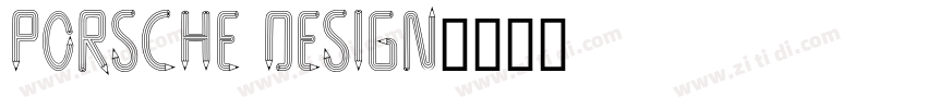 Porsche Design字体转换